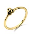 Flower Knot Silver Ring NSR-811